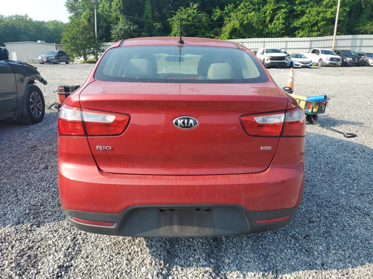 2014 Kia Rio Lx VIN: KNADM4A39E6414174 Lot: 59335445