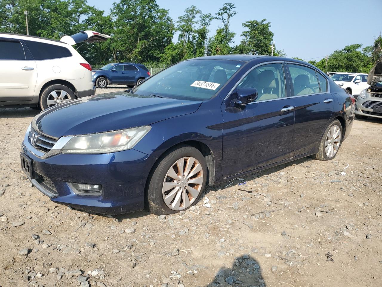 2014 Honda Accord Exl на продаже в Baltimore, MD - Rear End