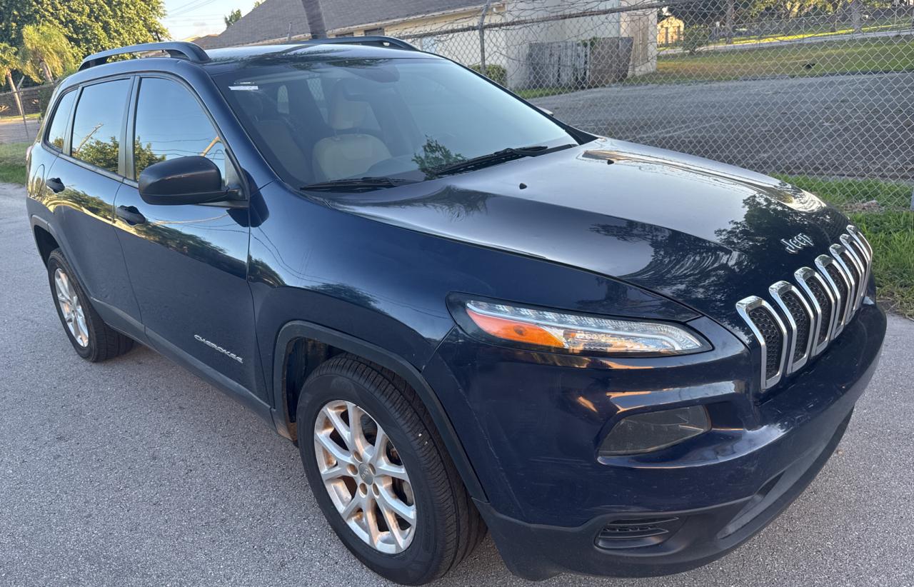 2016 Jeep Cherokee Sport на продаже в West Palm Beach, FL - Minor Dent/Scratches
