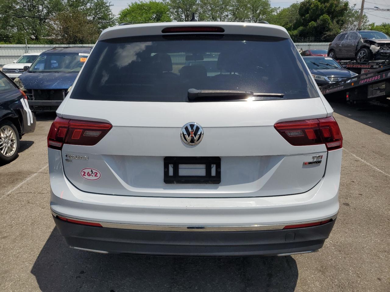 2018 Volkswagen Tiguan Se VIN: 3VV2B7AX7JM126444 Lot: 61574485