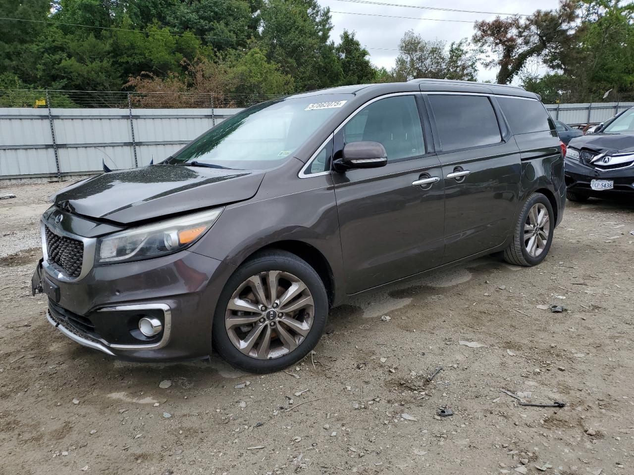 2015 Kia Sedona Sxl იყიდება Hampton-ში, VA - Front End