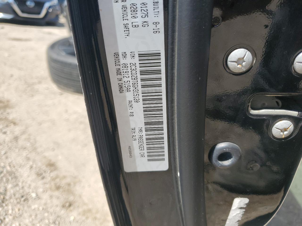 2016 Dodge Challenger R/T VIN: 2C3CDZBT6GH315120 Lot: 85885095