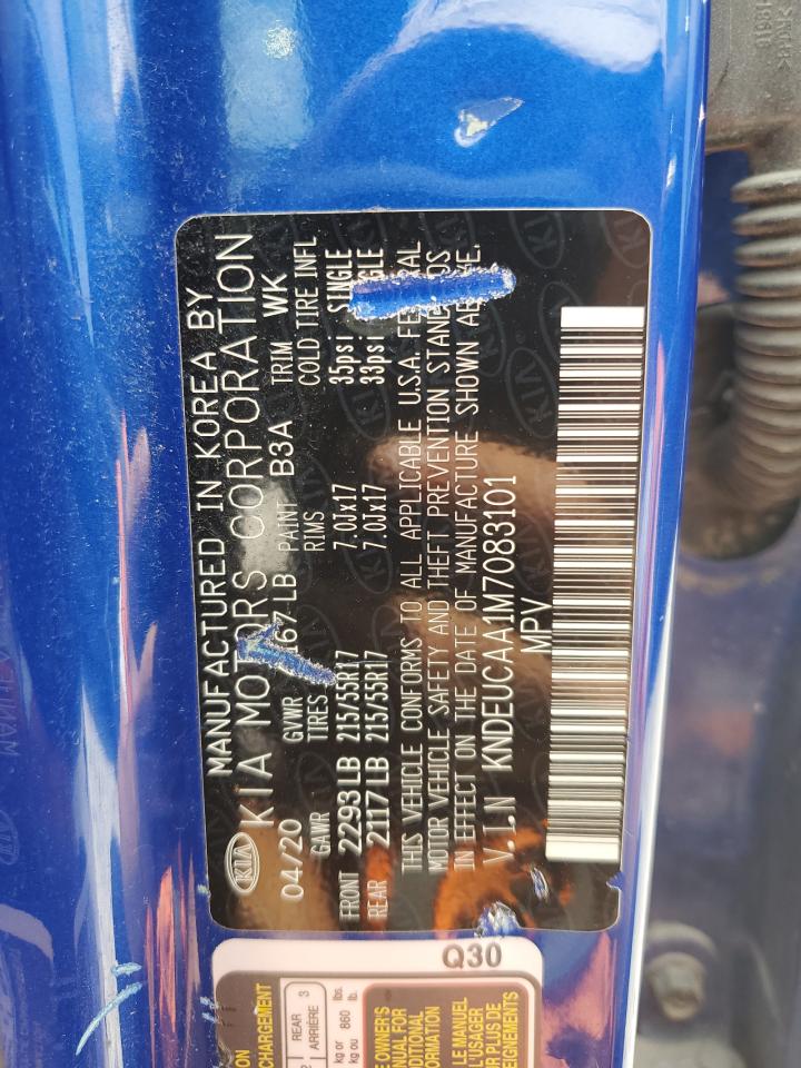 KIA SELTOS 2021 VIN KNDEUCAA1M7083101 фото 14