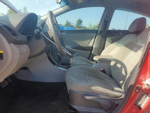  HYUNDAI ACCENT 2012 Червоний