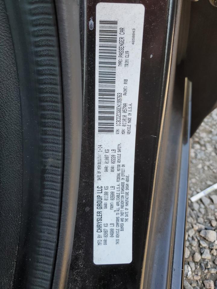 2014 Dodge Avenger Sxt VIN: 1C3CDZCG6EN199763 Lot: 62737815