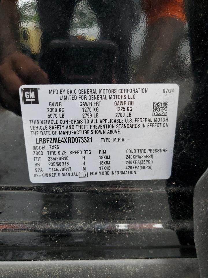 2024 Buick Envision Preferred VIN: LRBFZME4XRD073321 Lot: 62469915