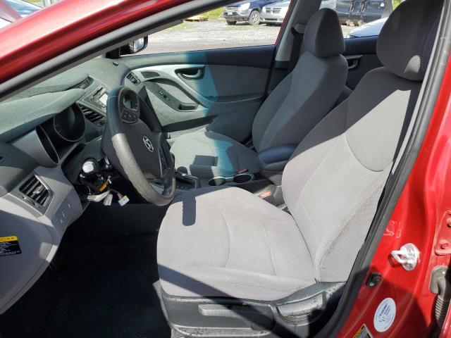  HYUNDAI ELANTRA 2015 Красный