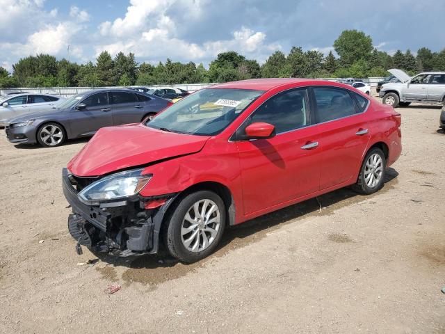  NISSAN SENTRA 2018 Red
