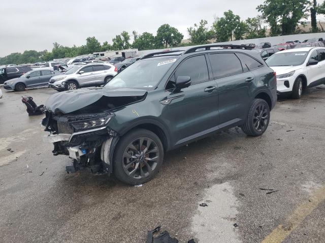  KIA SORENTO 2022 Зеленый