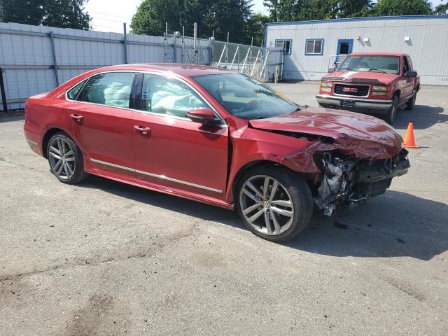  VOLKSWAGEN PASSAT 2016 Czerwony