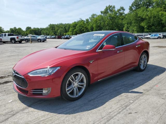  TESLA MODEL S 2015 Czerwony