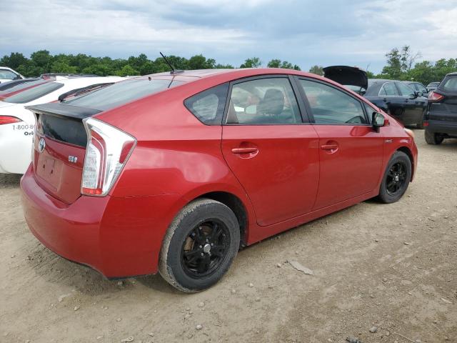  TOYOTA PRIUS 2012 Czerwony