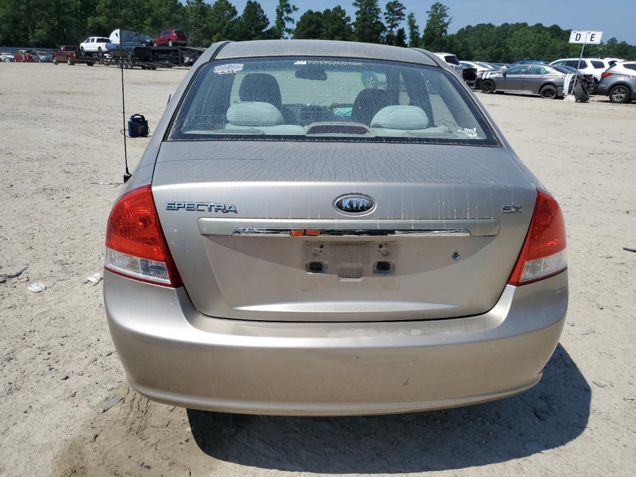 2007 Kia Spectra Ex VIN: KNAFE121075391863 Lot: 61983495