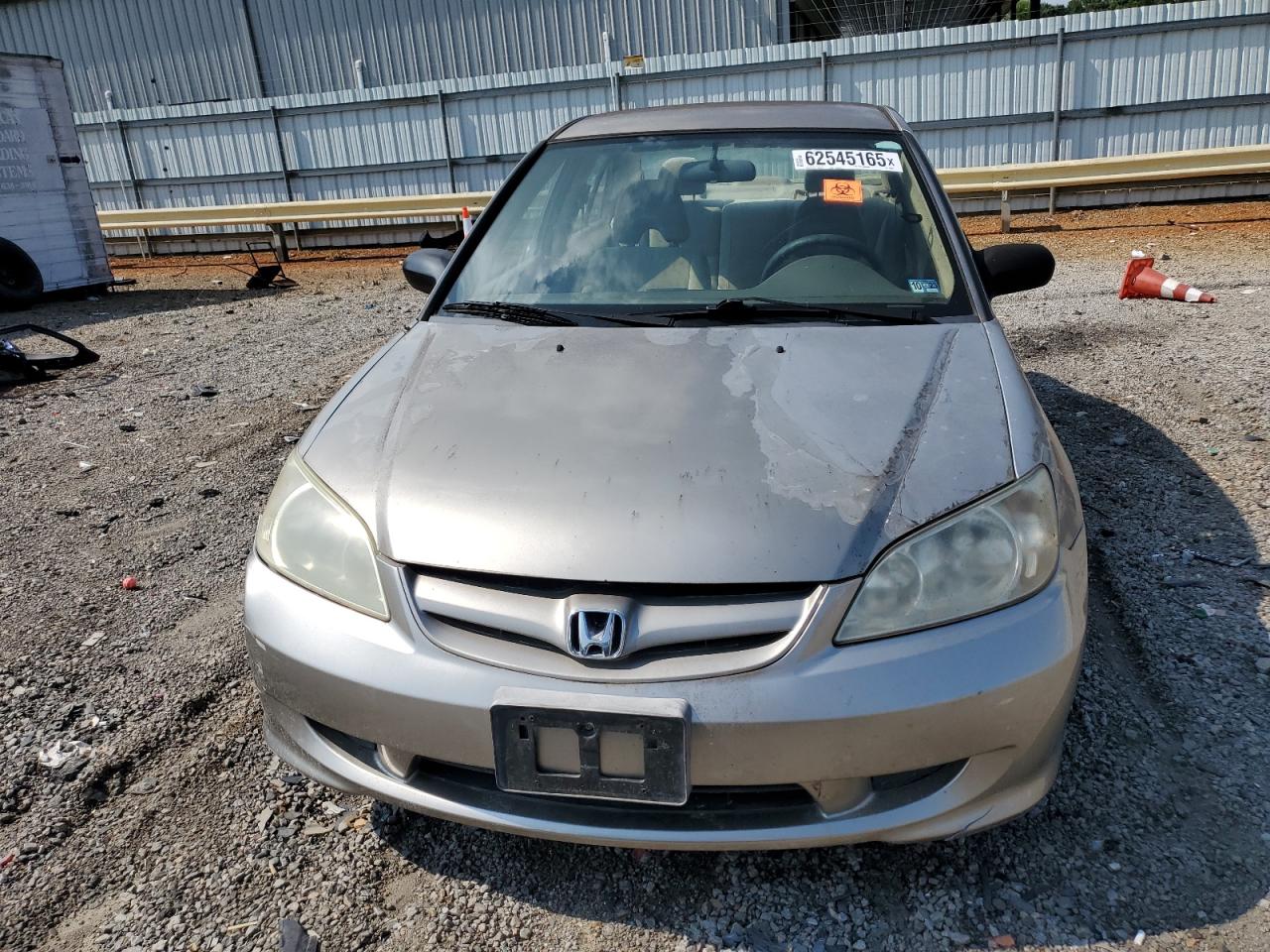HONDA CIVIC 2005 VIN 2HGES16585H530066 фото 5