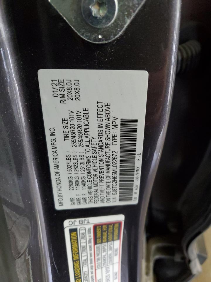 2021 Acura Rdx A-Spec VIN: 5J8TC2H65ML022672 Lot: 60794045