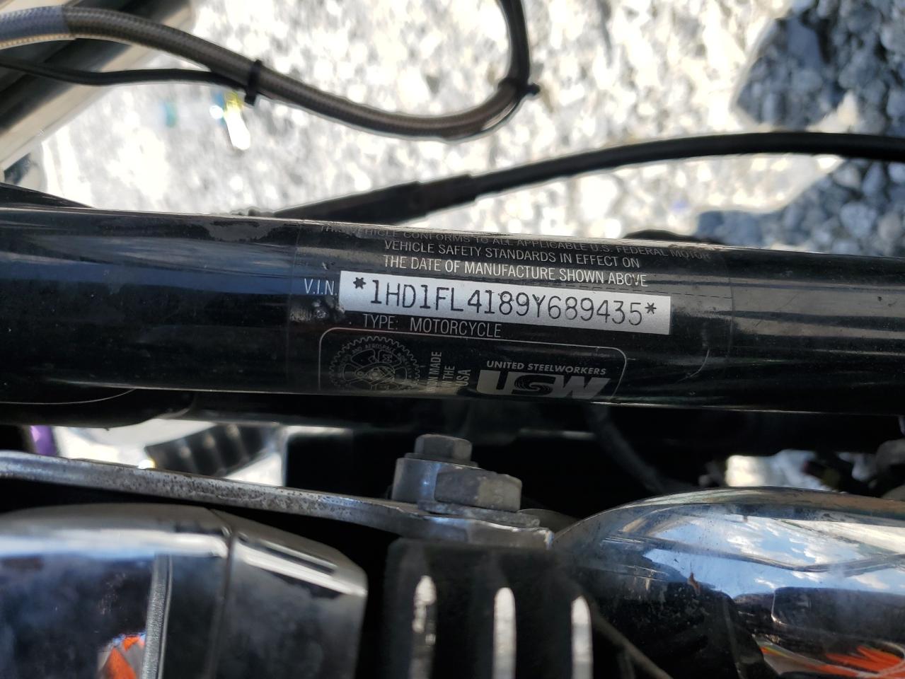 2009 Harley-Davidson Flhtcu VIN: 1HD1FL4189Y689435 Lot: 61838805