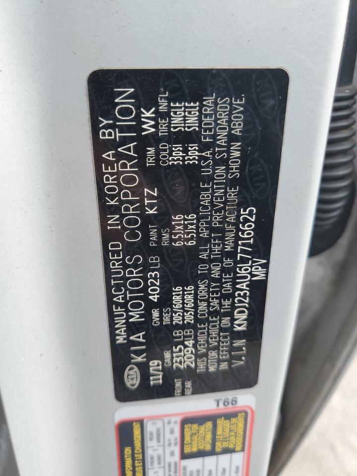2020 Kia Soul Lx VIN: KNDJ23AU6L7716625 Lot: 62945925