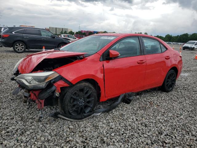 Sedans TOYOTA COROLLA 2016 Czerwony