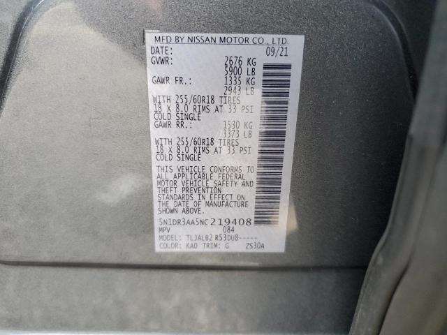 2022 NISSAN PATHFINDER S  