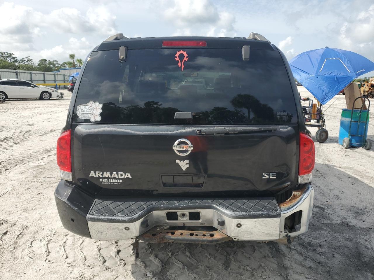 2006 Nissan Armada Se VIN: 5N1AA08A36N736937 Lot: 59926545