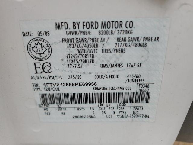2008 FORD F150   