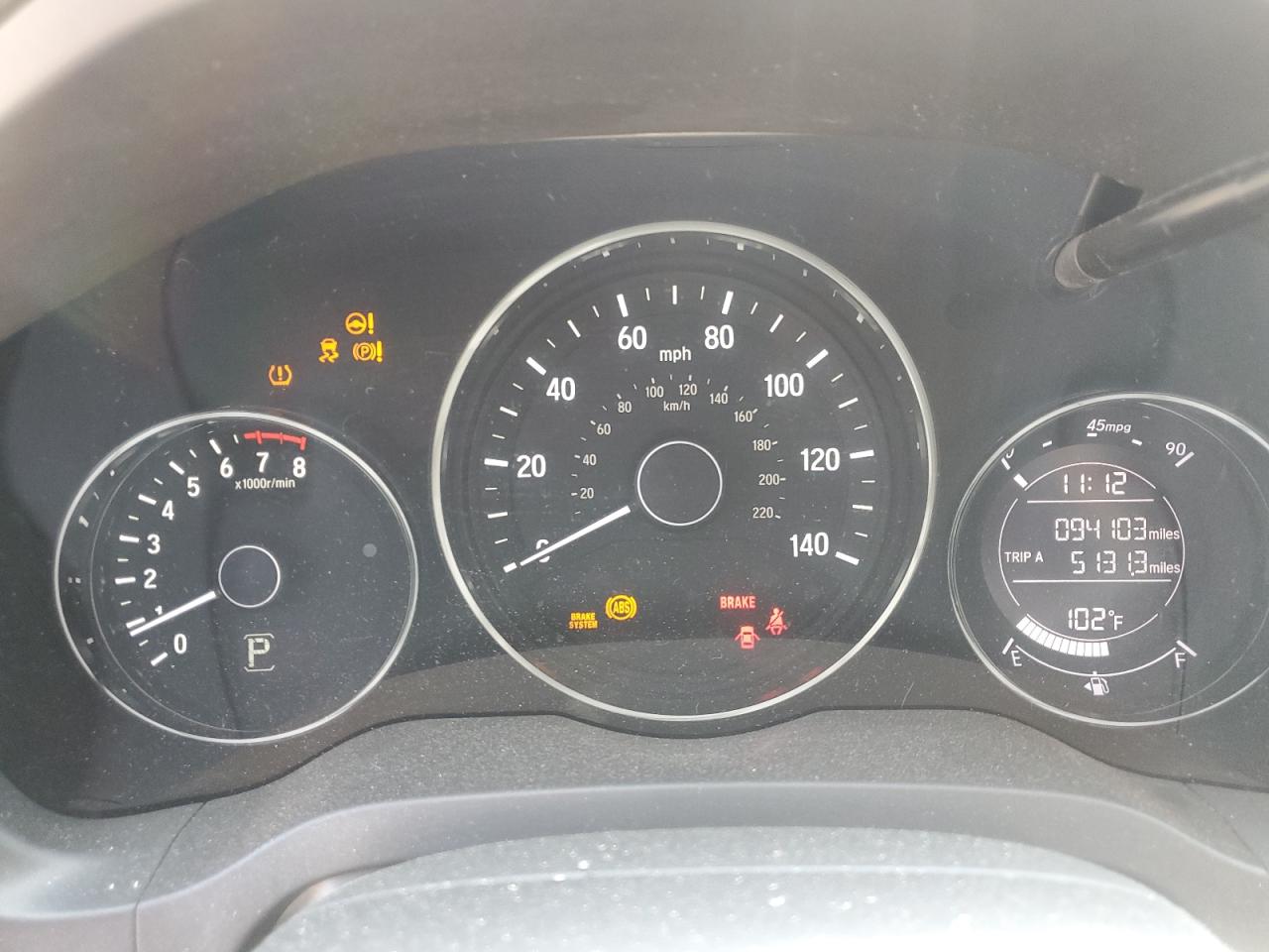 HONDA HR-V 2020 VIN 3CZRU5H71GM730723 zdjęcie 9