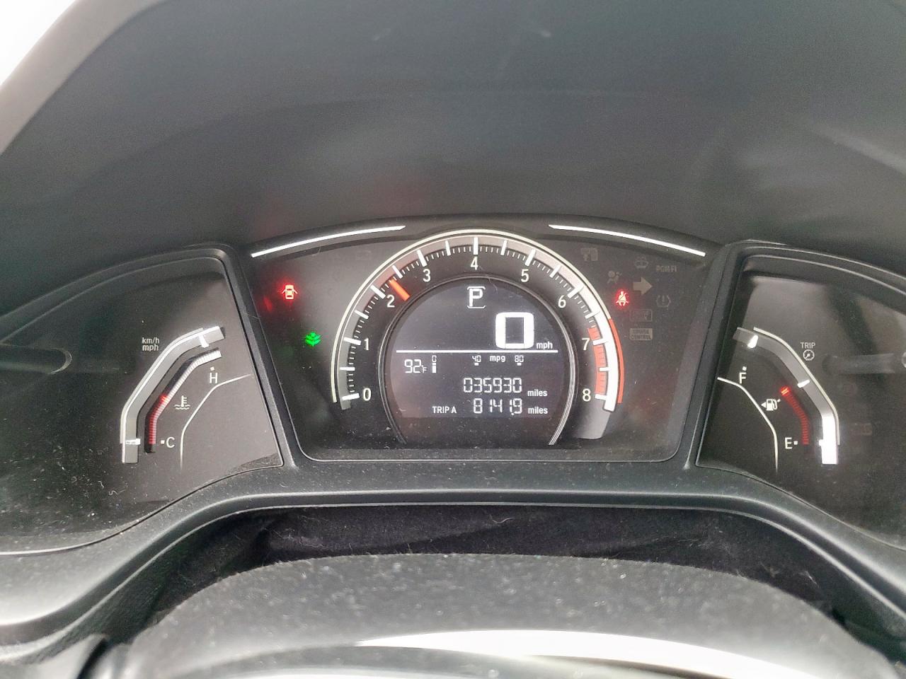 2017 Honda Civic Lx VIN: 19XFC2F53HE048739 Lot: 62396235