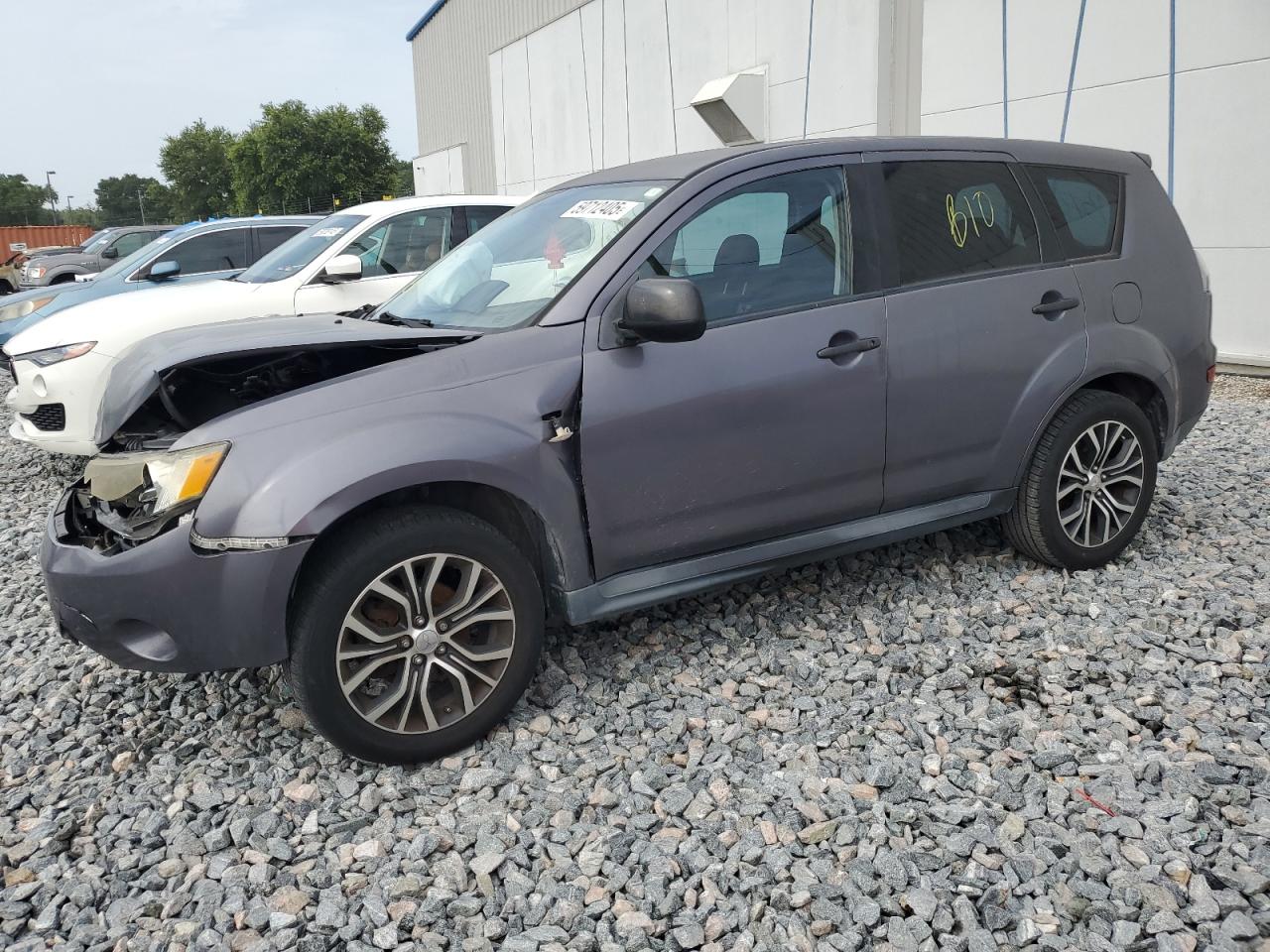 2009 Mitsubishi Outlander Es იყიდება Apopka-ში, FL - Front End