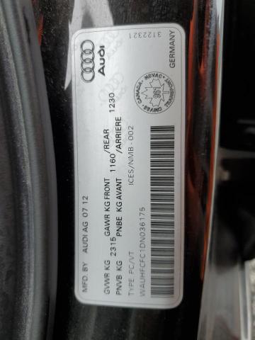 2013 AUDI A6 PREMIUM  