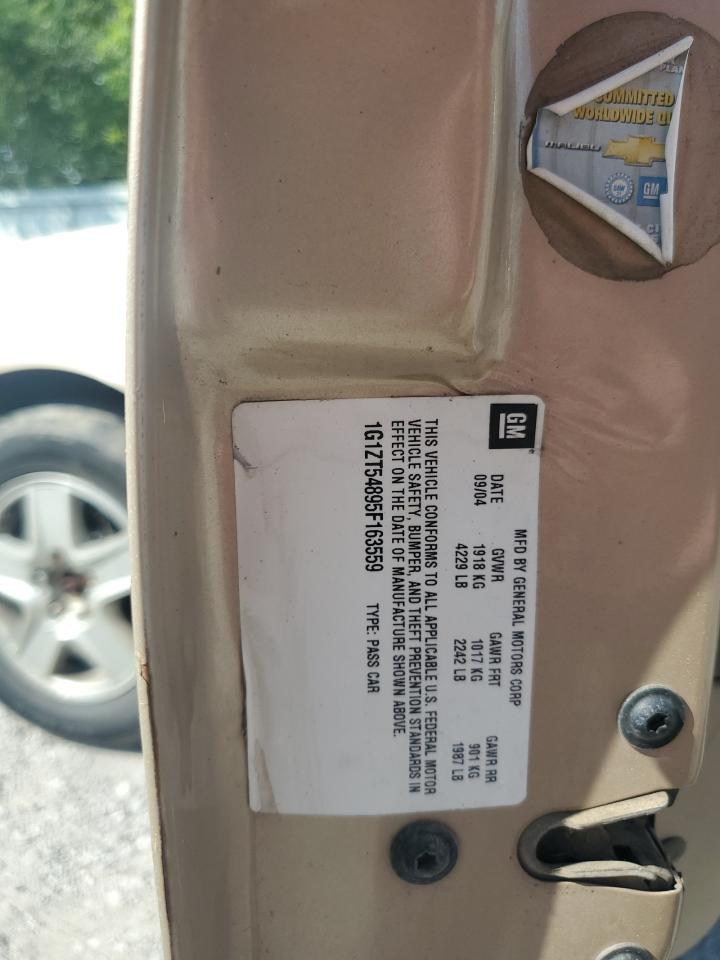 2005 Chevrolet Malibu Ls VIN: 1G1ZT54895F163559 Lot: 61725015