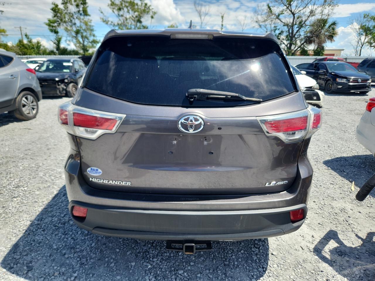 TOYOTA HIGHLANDER 2015 VIN 5TDBKRFHXFS079493 фото 6