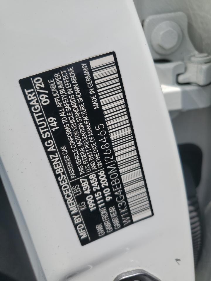 2021 Mercedes-Benz A 220 VIN: W1K3G4EB0MJ268465 Lot: 62827425