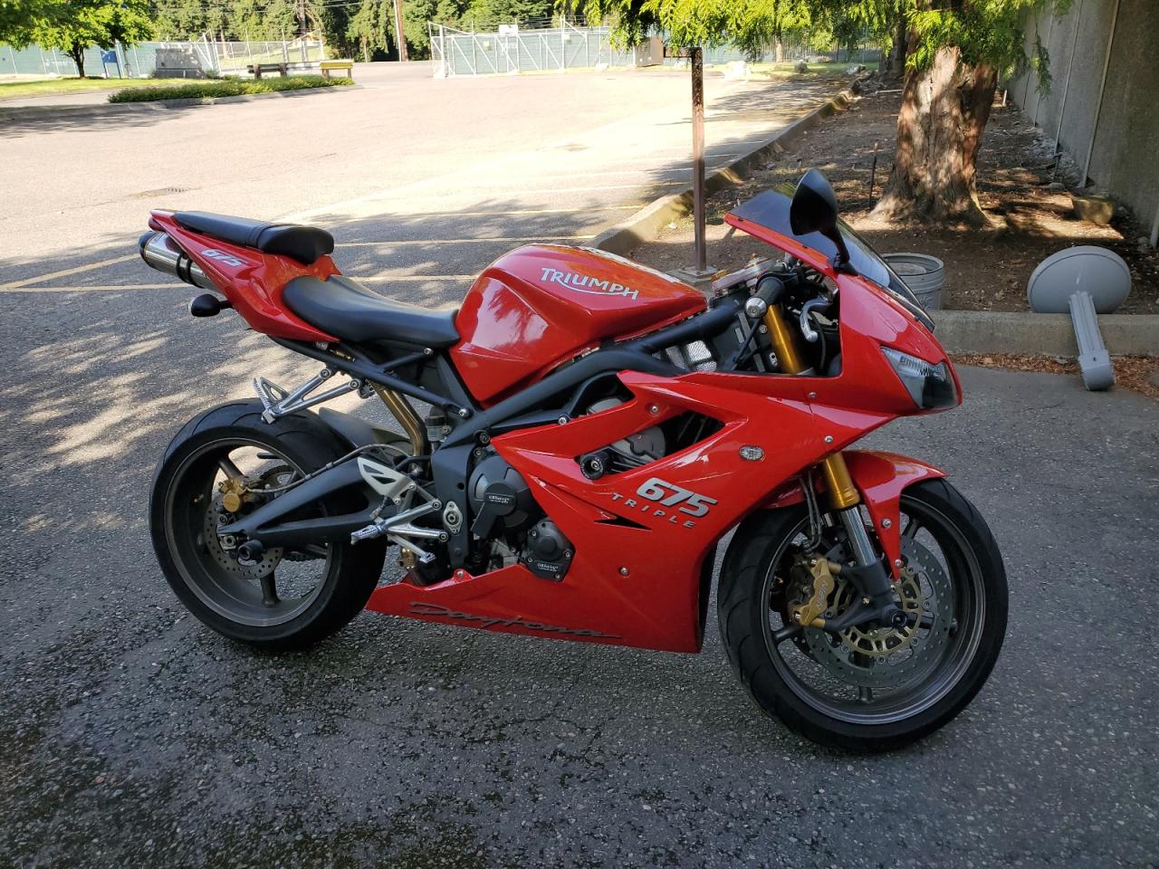 2008 Triumph Motorcycle Daytona 675 zu verkaufen in Graham, WA - Side