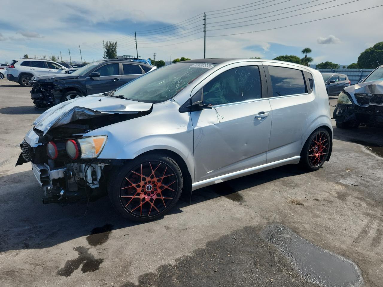 CHEVROLET SONIC 2015 VIN 1G1JH6SB7F4169196