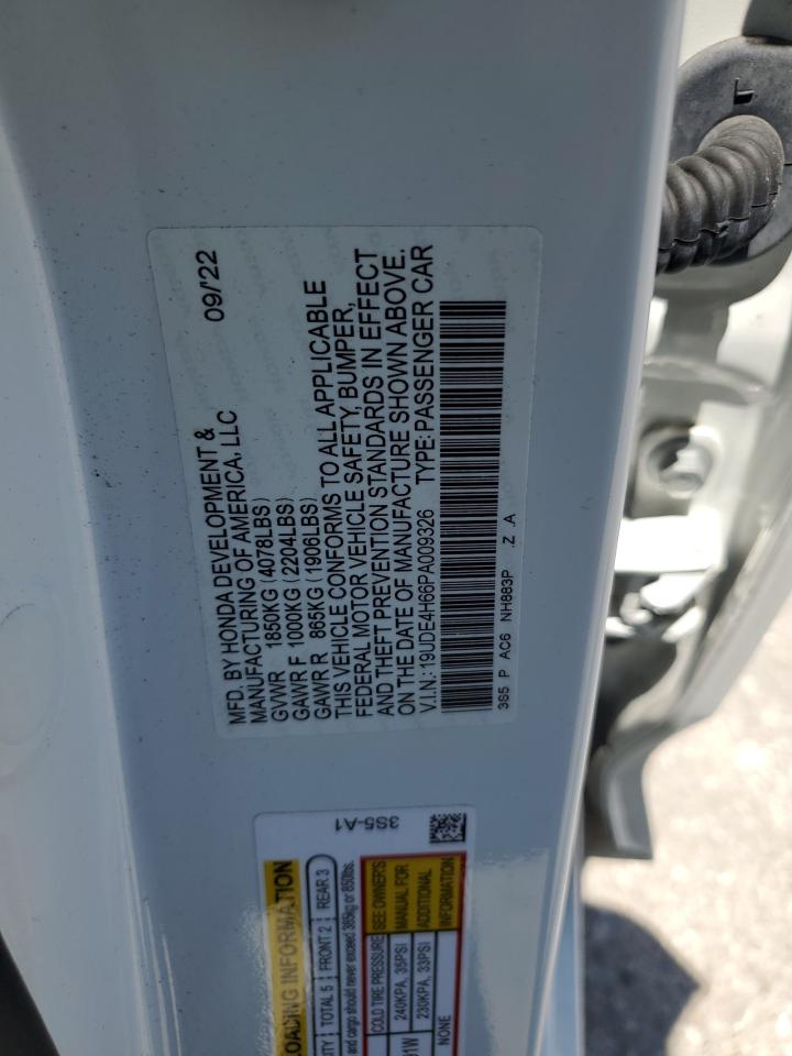 2023 Acura Integra A-Spec Tech VIN: 19UDE4H66PA009326 Lot: 61674945
