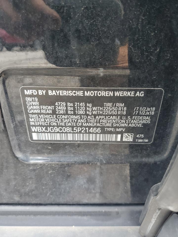 2020 BMW X1 xDrive28I VIN: WBXJG9C08L5P21466 Lot: 61664675