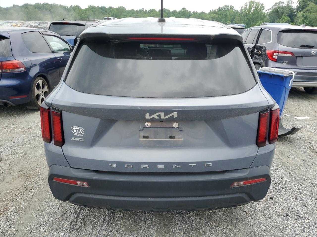 2022 Kia Sorento Lx VIN: 5XYRGDLCXNG113892 Lot: 59229335