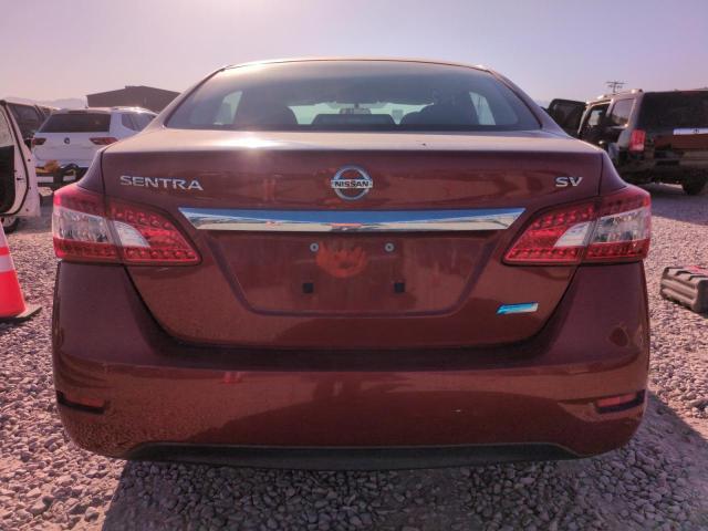  NISSAN SENTRA 2014 Czerwony