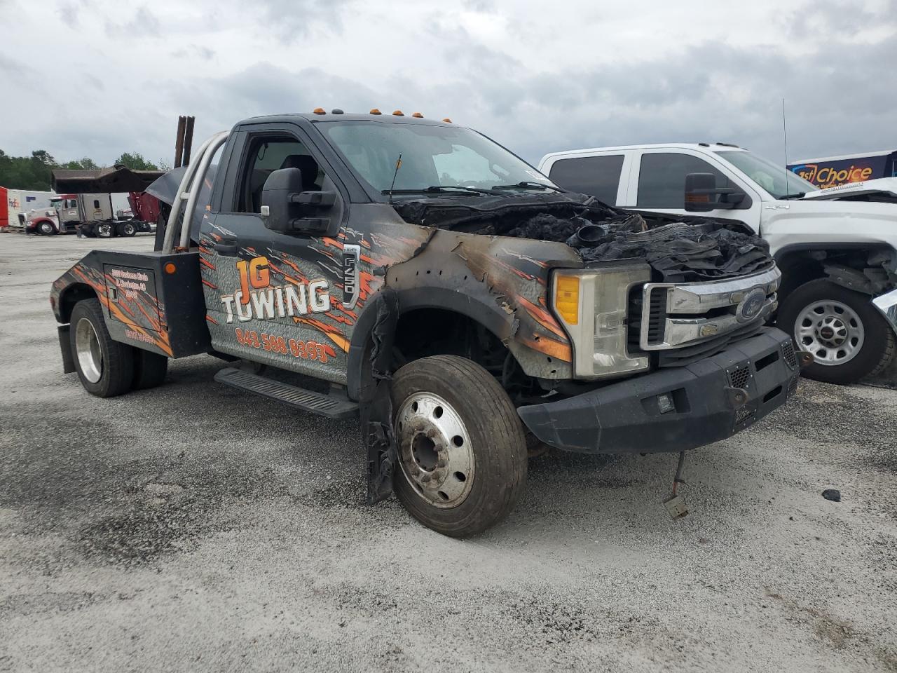 2017 Ford F450 Super Duty for Sale in Harleyville, SC - Burn - Engine
