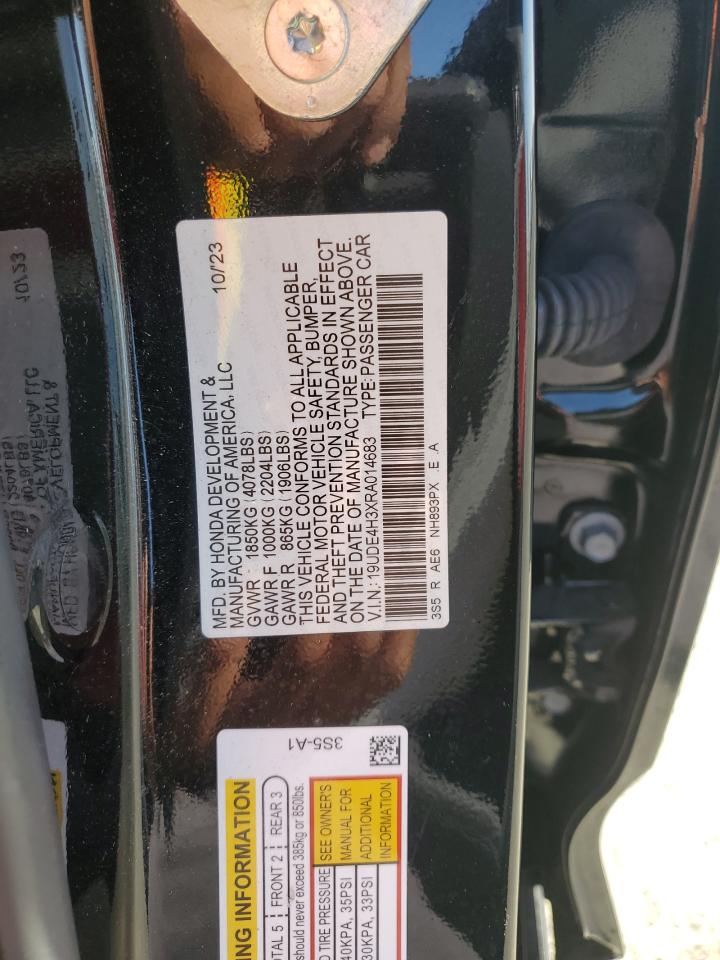 2024 Acura Integra A-Spec VIN: 19UDE4H3XRA014683 Lot: 61873435
