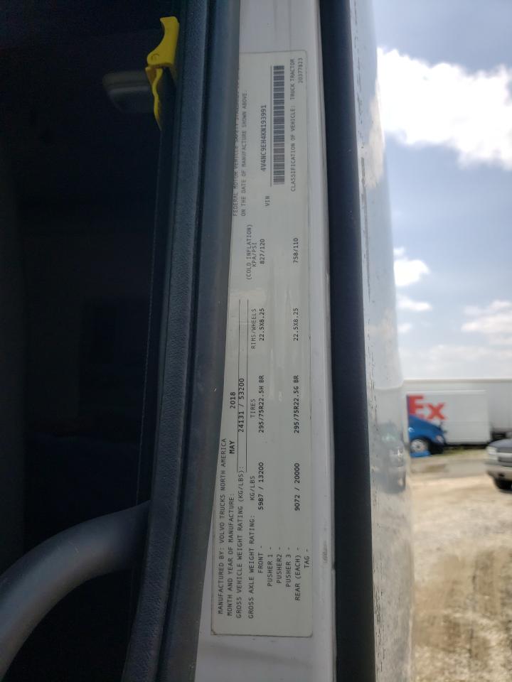 VOLVO VN 2019 VIN 4V4NC9EH4KN193991 фото 10