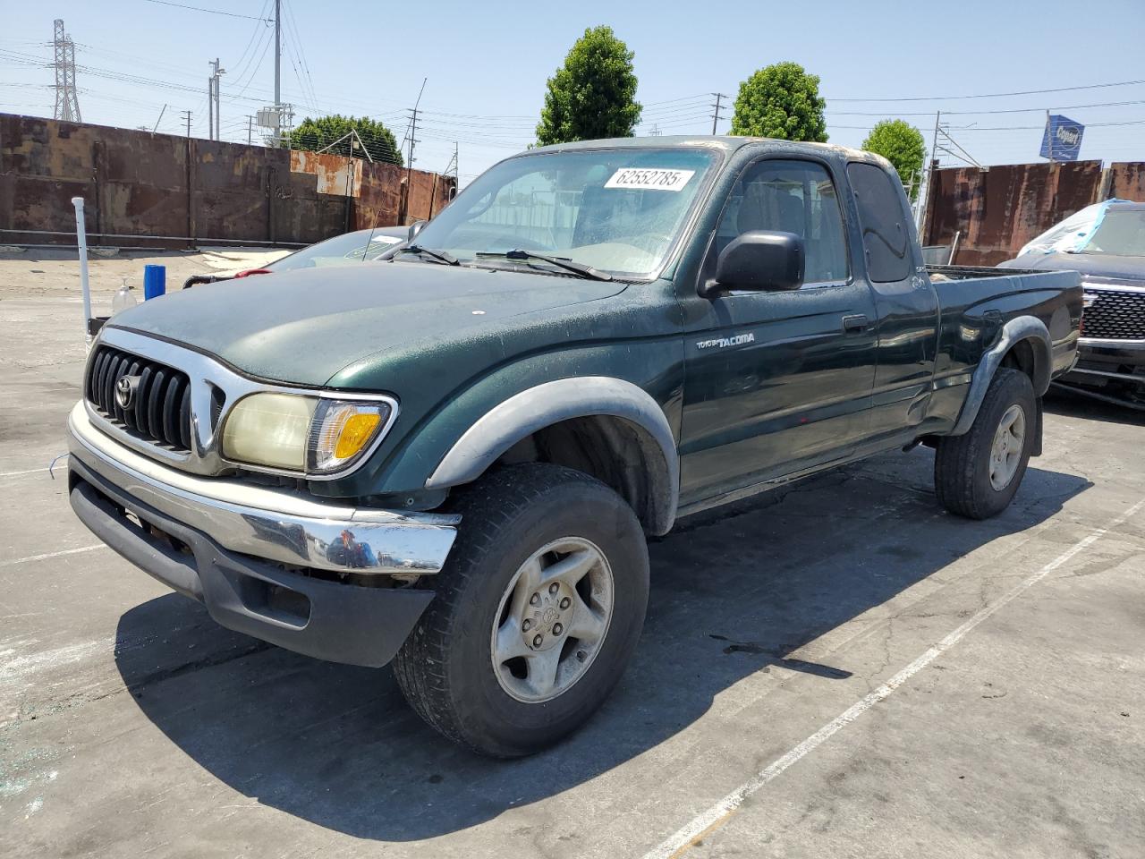TOYOTA TACOMA 2001 VIN 5TESN92N91Z852999