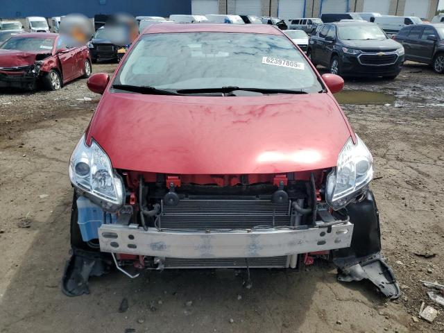  TOYOTA PRIUS 2012 Красный