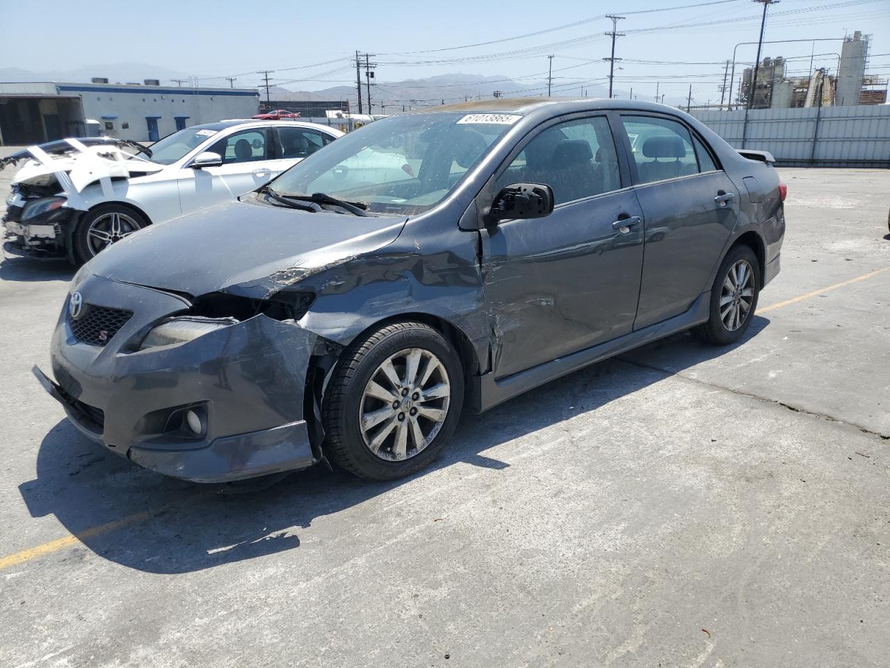 2010 Toyota Corolla Ba 1.8L იყიდება Sun Valley-ში, CA - Front End