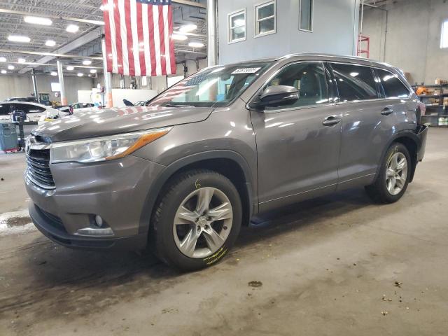  TOYOTA HIGHLANDER 2014 Szary