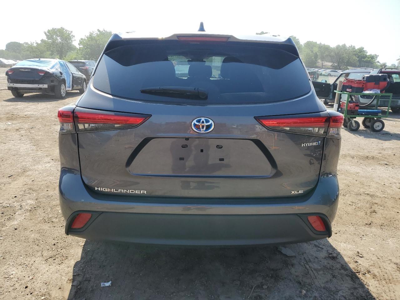 2022 Toyota Highlander Hybrid Xle VIN: 5TDGBRCH4NS547419 Lot: 62028255