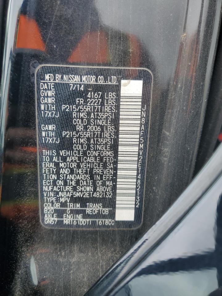 2014 Nissan Juke S VIN: JN8AF5MV2ET482132 Lot: 62595645