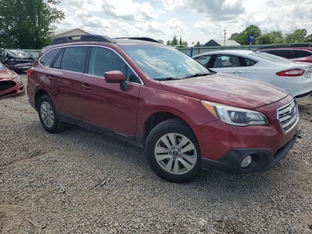  SUBARU OUTBACK 2017 Czerwony