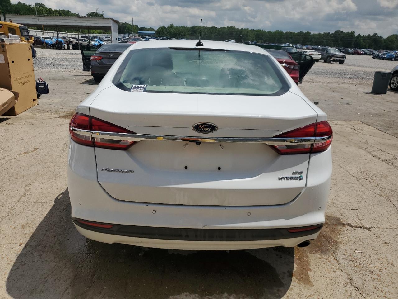 2017 Ford Fusion Se Hybrid VIN: 3FA6P0LUXHR287515 Lot: 63013765