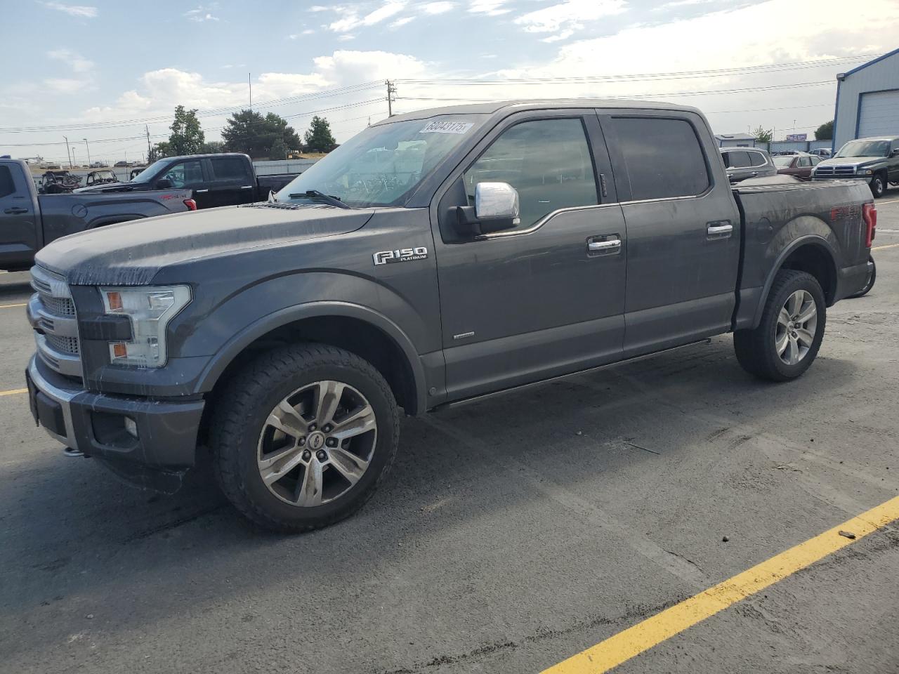 2016 Ford F150 Supercrew за продажба в Nampa, ID - Burn